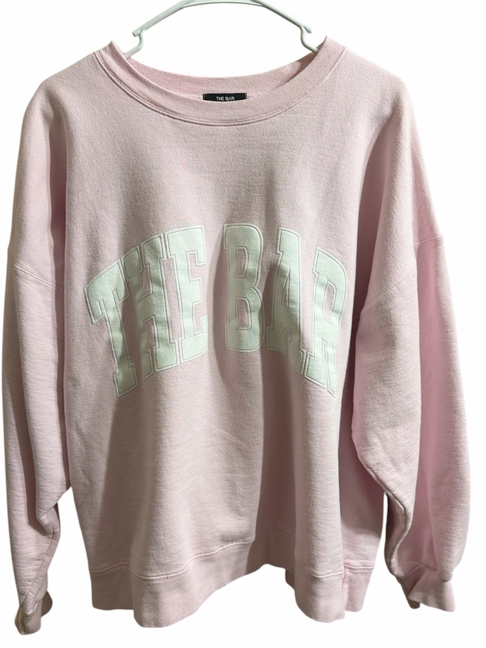 THE BAR Pink Crewneck Sweater - Picture 2 of 8